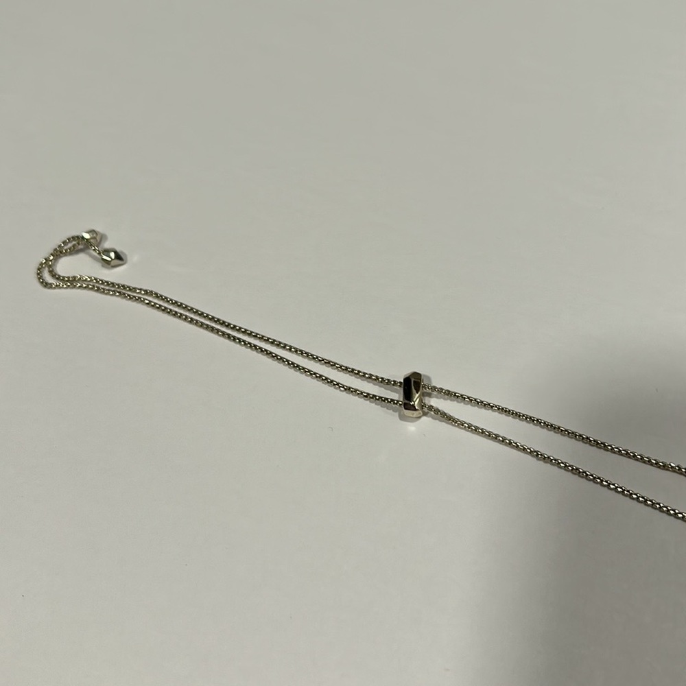 Kendra Scott Delaney Pendant Necklace aqua Howlite" - Picture 9 of 11